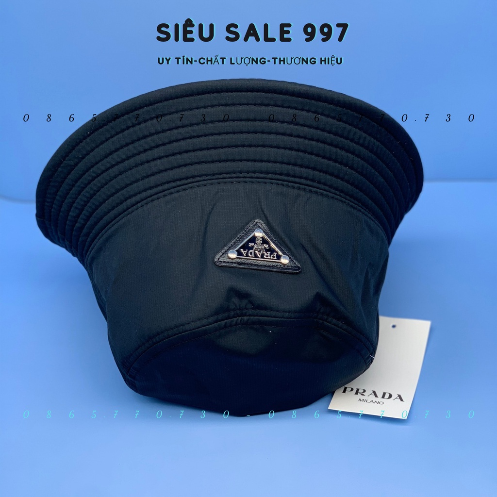 MŨ BUCKET PRADA 5 MÀU CHẤT DÙ CAO CẤP THỜI TRANG NAM NỮ