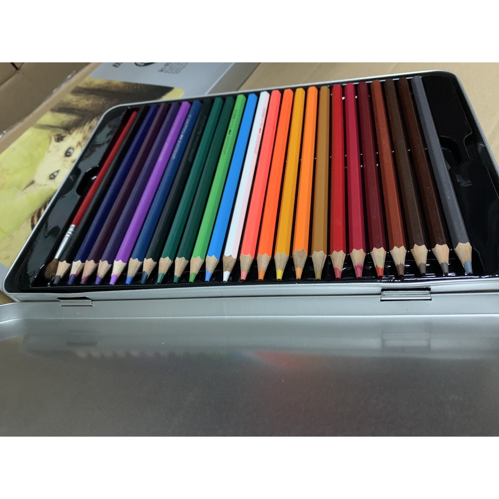 🔹 Bộ Bút Chì Màu Hộp Thiếc Baoke PW 12/24/48/72 màu.