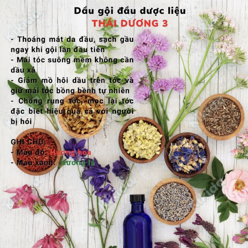 DẦU GỘI DƯỢC LIỆU THÁI DƯƠNG 3 Hoa