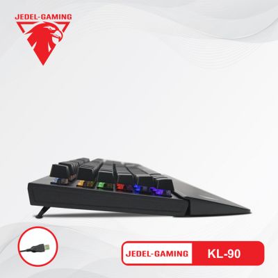 Bàn phím cơ JelDEL KL90 Gaming blueswitch, Led RGB Nhiều Chế Độ, Chơi Game Dùng Văn Phòng chất lượng - Chính Hãng