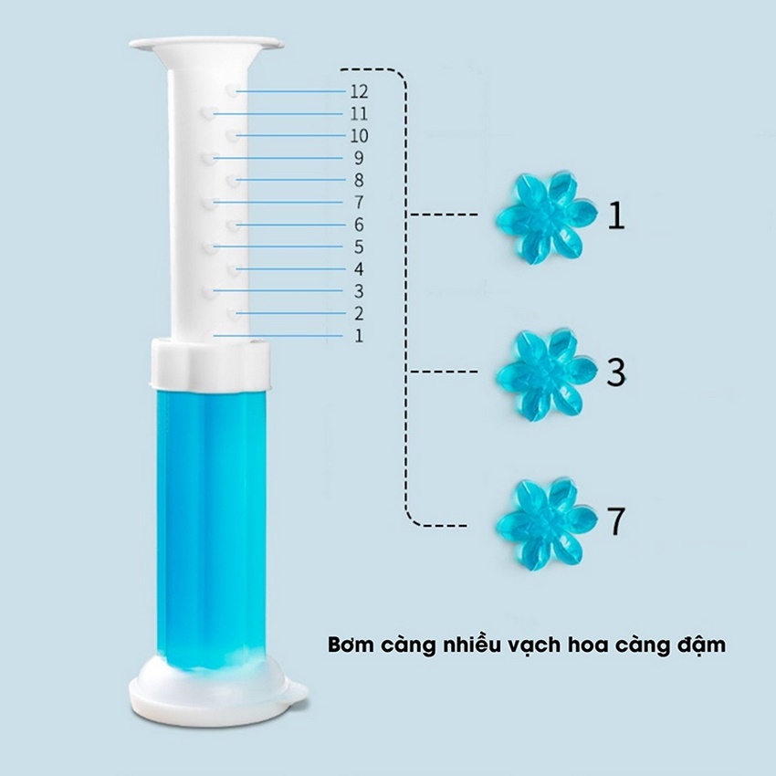 Gel Thơm Khử Mùi Toilet Loại Bỏ Mùi Hôi Không Để Lại Dấu Vết Với 6 Mùi Tùy Chọn Có Thể Nặn 12 Bông Hoa DANA