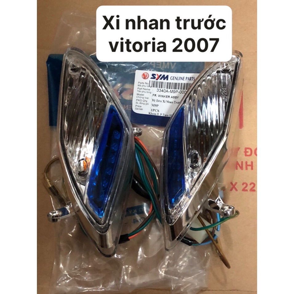 Xi nhan trước/ bộ đèn xi nhan trước xe Victoria 2007 mã M9P