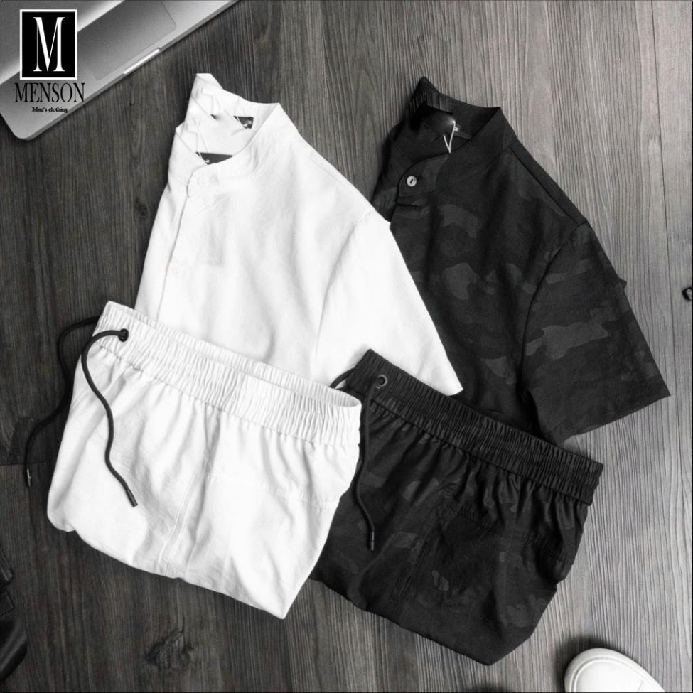 ⭐️SIÊU CHẤT⭐️Đồ Bộ Nam giàn di mùa hè chất mát - Bộ thể thao nam cổ tàu ngắn tay, co giãn MENSON L38 | BigBuy360 - bigbuy360.vn