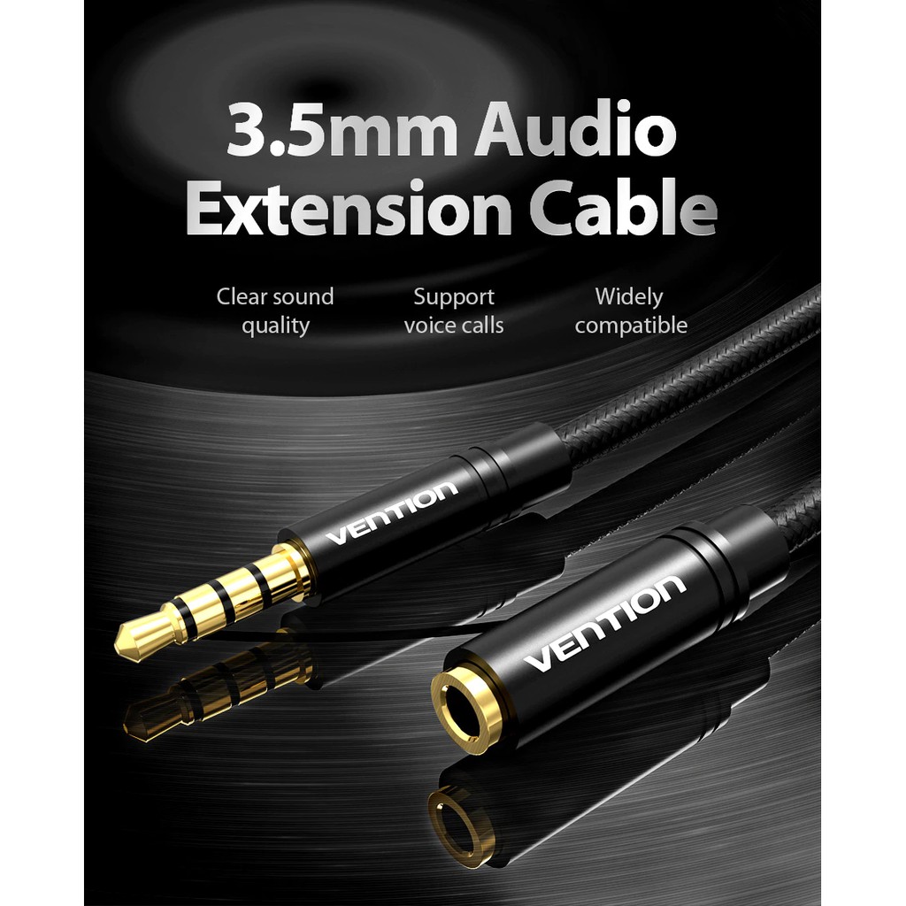 Dây Cáp Âm Thanh Nối Dài Chuẩn 3.5mm