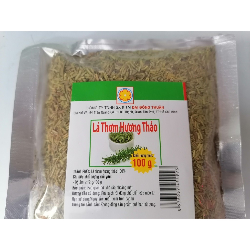 [100g] Lá thơm hương thảo [VN] ĐẠI ĐỒNG THUẬN Rosemary Leaves (bph-hk)