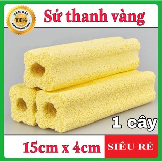 Sứ thanh vàng sứ hoa mai 15cm x 3.8cm loại lớn - vật liệu lọc