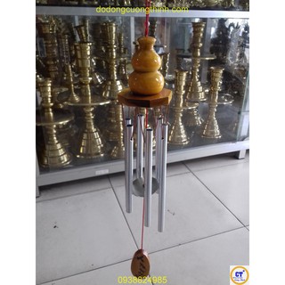 Chuông gió nhôm xi nhỏ phong thủy trấn khí