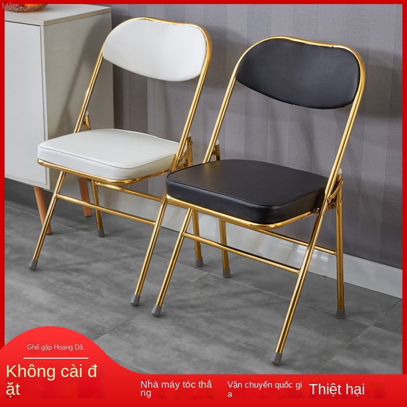 Ghế gấp™Retro cổ điển lưới màu đỏ titan vàng ghế lưng ghế gấp ghế văn phòng di động ghế hội nghị ghế máy tính bàn ghế ăn