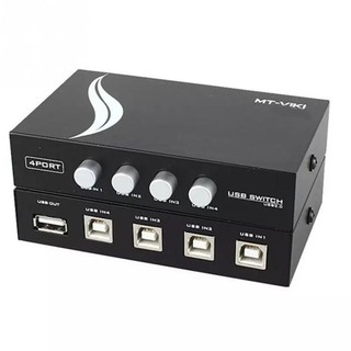 Box Chia 4 Máy Tính PC Laptop Dùng Chung 1 Máy In Model Swtich USB MT-VIKI