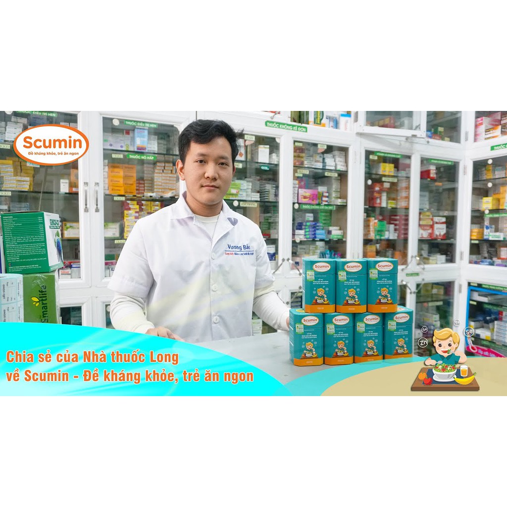 Scumin - Đề Kháng Khỏe Trẻ Hết Ốm Hộp 20 gói