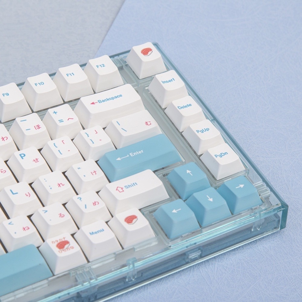 139 Phím Sushi Keycaps Cherry Profile Anime PBT DYE-SUB Bàn phím cơ Keycap