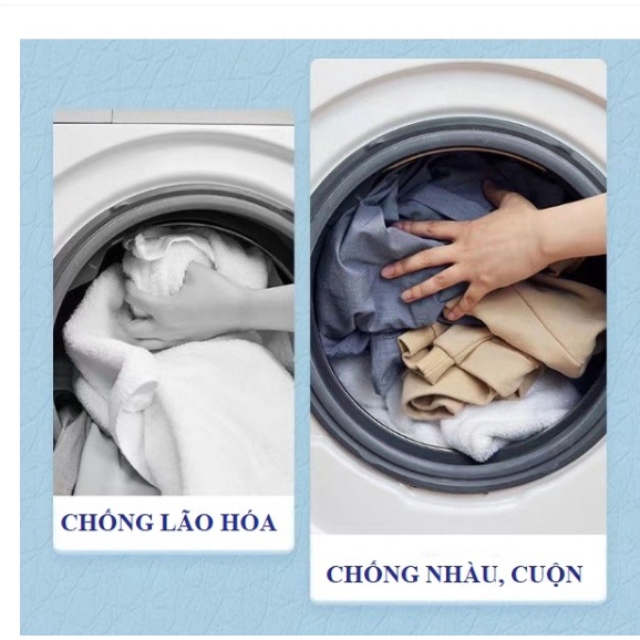Banh Giặt Quần Áo Thông Minh Hút Lông Xơ Vải Chống Nhăn Chống Bụi Qủa Bóng Giặt Đồ