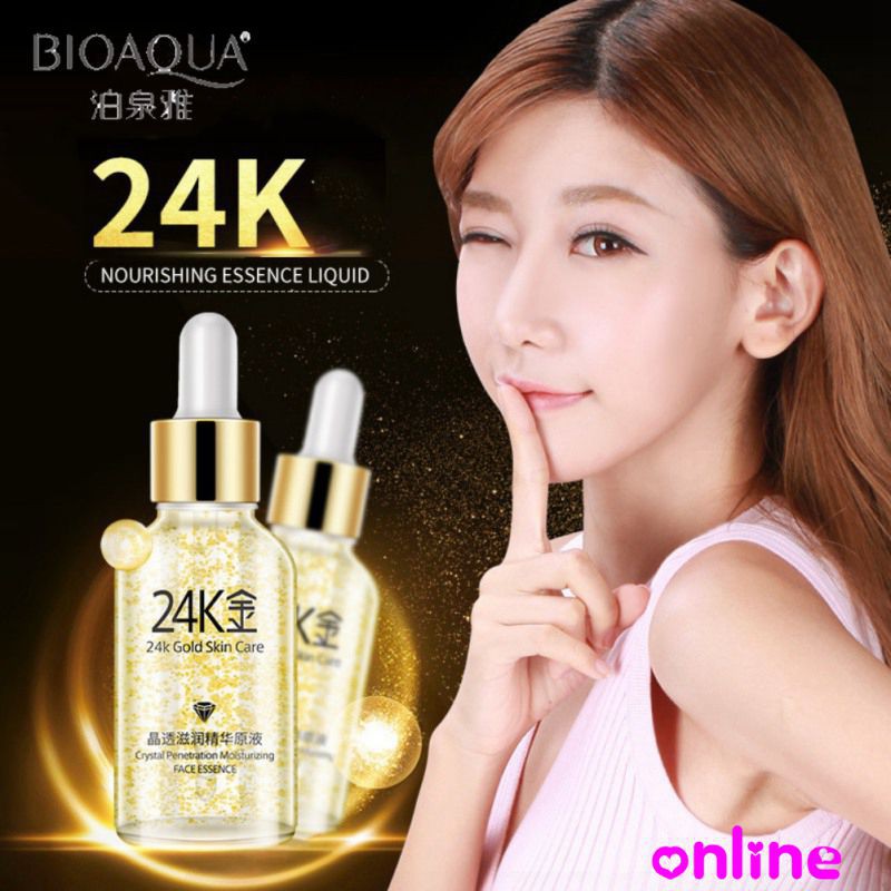 [Hàng mới về] Tinh chất vàng 24K chăm sóc da BIOAQUA 30ml