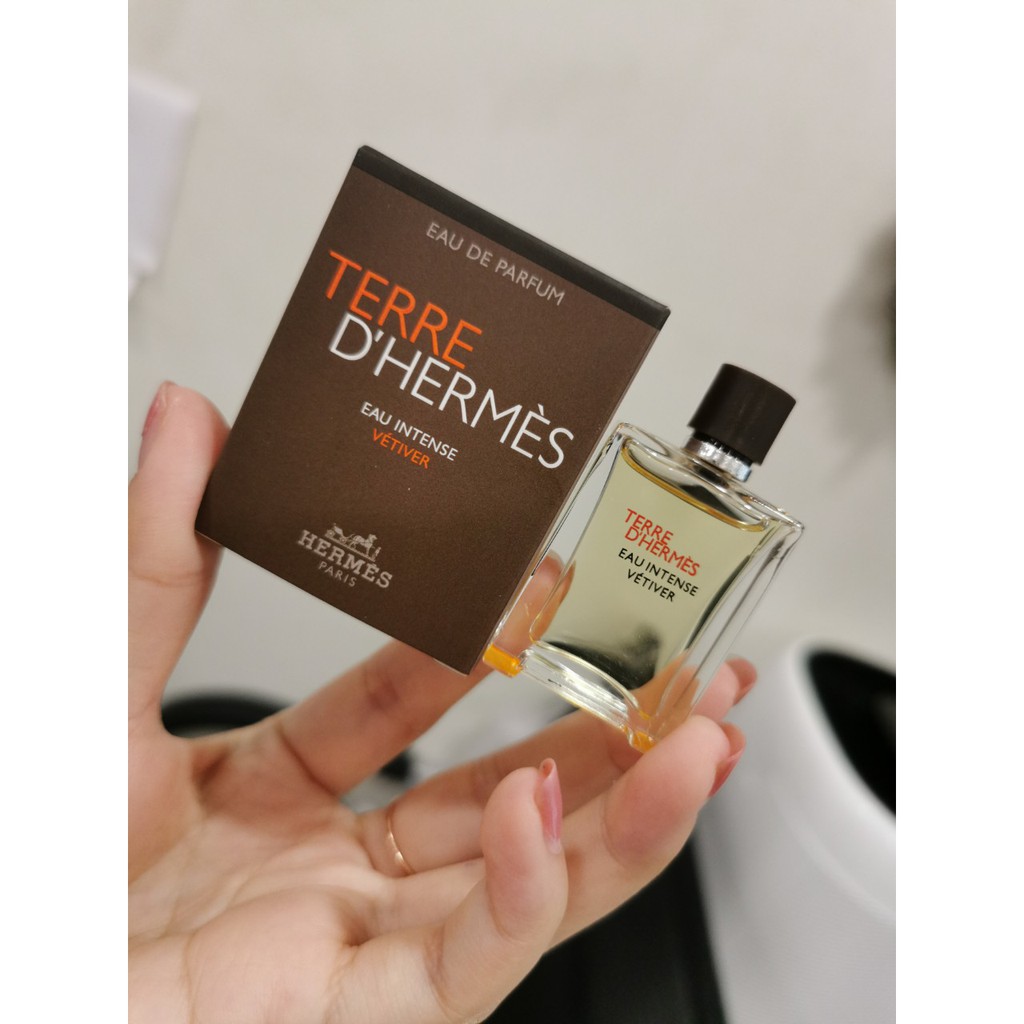 [Sale] Nước Hoa Hermes Terre D'Hermes  Vetiver 5ml của nam 2 màu