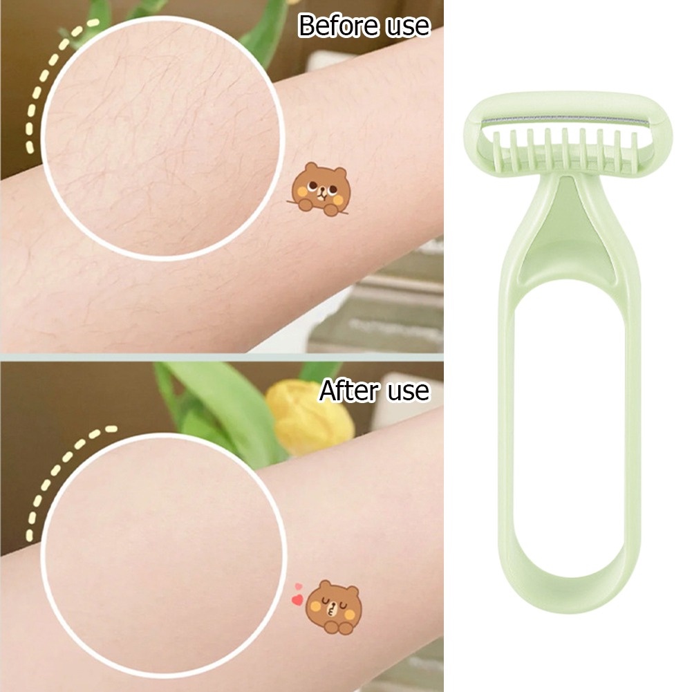 Dụng Cụ Tẩy Lông An Toàn Cho Da Mặt Và Cánh Tay Thoải Mái Dễ Vệ Sinh Cho Nữ