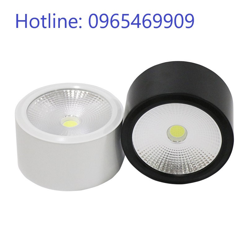 Đèn led ống bơ chiếu rọi 7w, 12w mắt COB