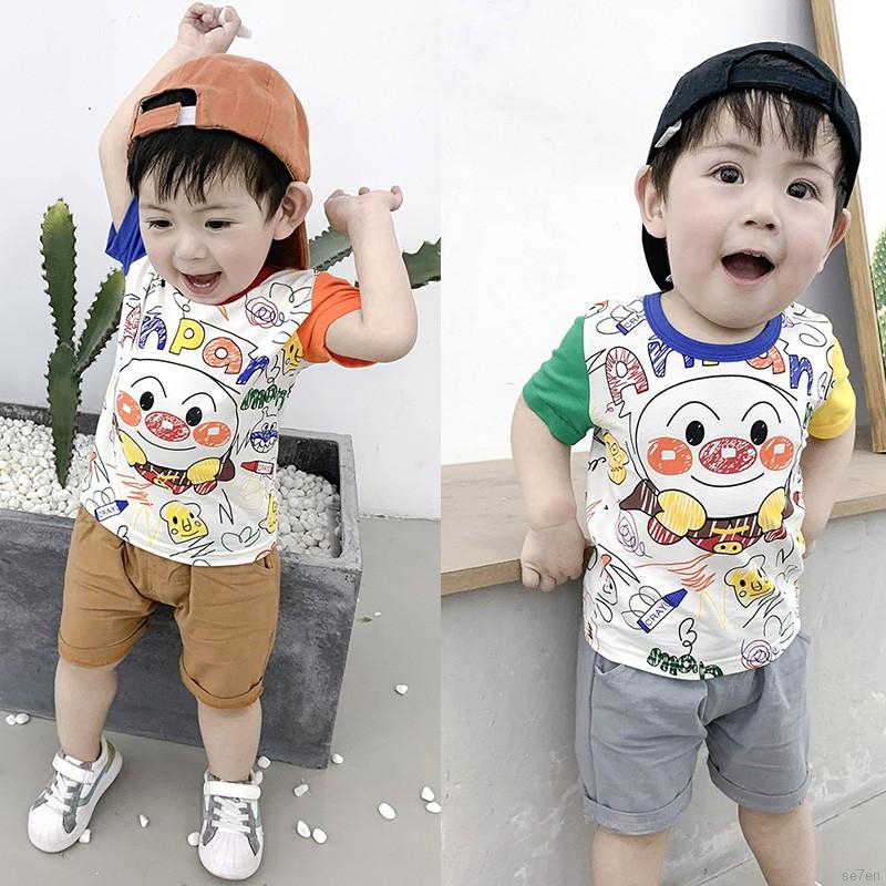 Bộ quần áo hoạt hình dễ thương cho bé trai