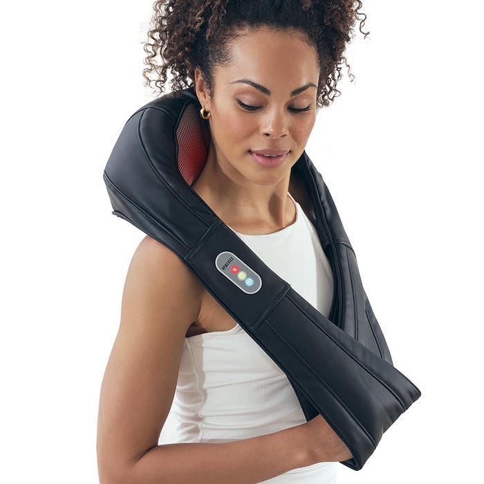 Đai massage Shiatsu cổ vai gáy & toàn thân kèm nhiệt Homedics NMS-615