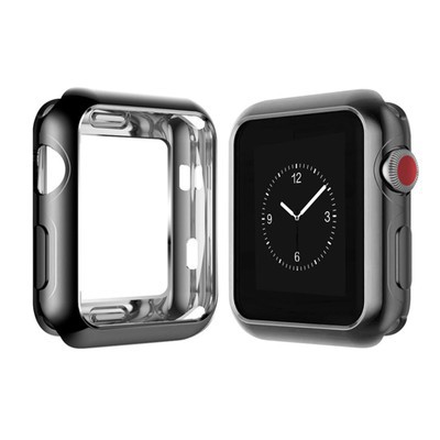 Vỏ TPU mềm mạ điện bảo vệ for Apple Watch Series 6 SE 5 4 3 2 1 38mm 40mm 42mm 44mm