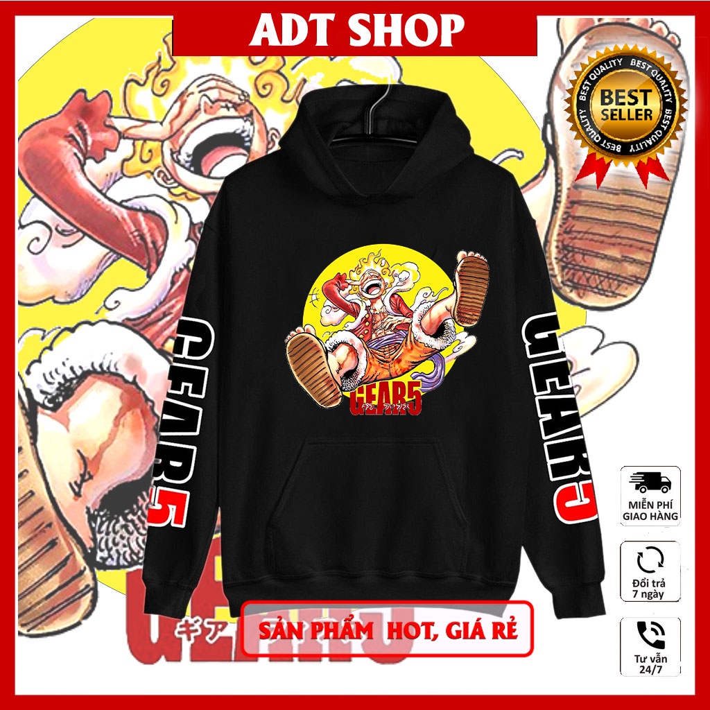 Áo Hoodie One piece - mẫu áo Luffy Gear 5 anime manga vua hải tặc siêu HOT nhiều mẫu độc đẹp
