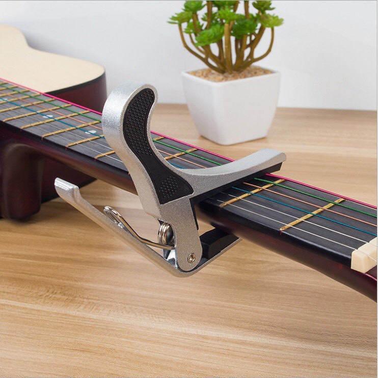 Kẹp capo guitar classic acoustic cp01 HỢP KIM(KO PHẢI NHỰA) lên tông hạ tông dùng cho mọi loại đàn ghi ta