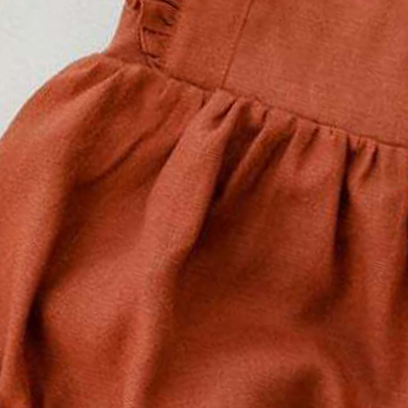 BEAR LEADER Áo Liền Quần Hai Dây Bằng Cotton Lanh Họa Tiết Gấu Thời Trang Mùa Hè Dành Cho Bé 2021