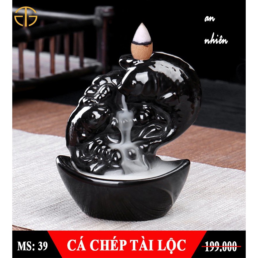 CÁ CHÉP TÀI LỘC - THÁC KHÓI TRẦM HƯƠNG TÀI LỘC VƯỢNG KHÍ MAY MẮN