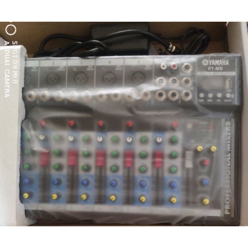 [Mã ELHACE giảm 4% đơn 300K] Mixer Yamaha F7 Livestream Karaoke, Bàn Mixer F7-MB Có Bluetooth