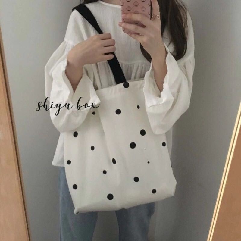 Túi xách canvas cỡ lớn thiết kế mới thời trang theo phong cách Hàn Quốc cho nữ túi vải tote túi tote rẻ túi đeo chéo vải canvasbalo hàn quốc