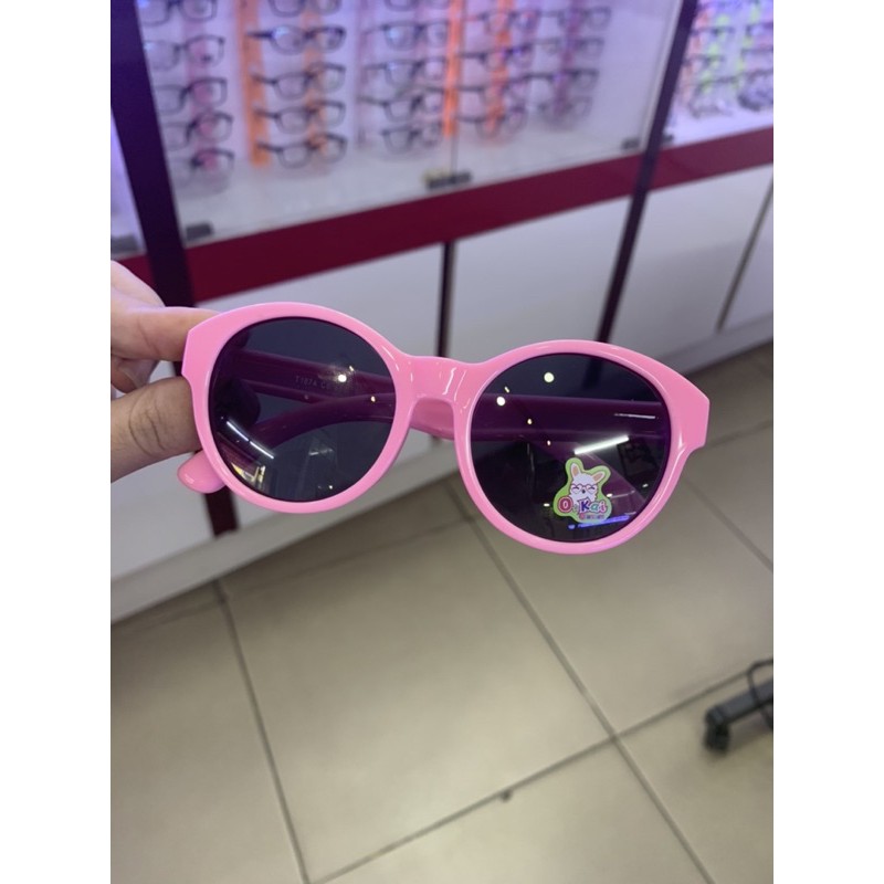 Kính mát cho bé gọng dẻo chống UV tốt cho mắt, from mắt tròn nhiều màu , mắt kính Minh hiệu Quận 12
