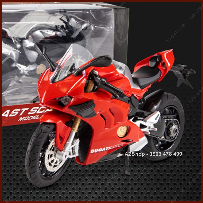 Xe Mô Hình Moto Siêu Xe Ducati1199 Corse V4S - H1Toy