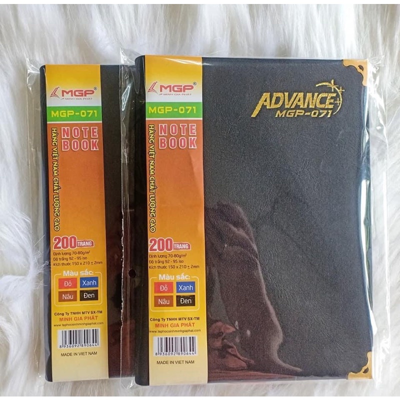 Sổ Notebook CK7 200trang MGP