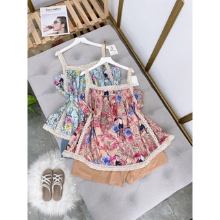 Set bộ 2s ren hoa xinh xắn