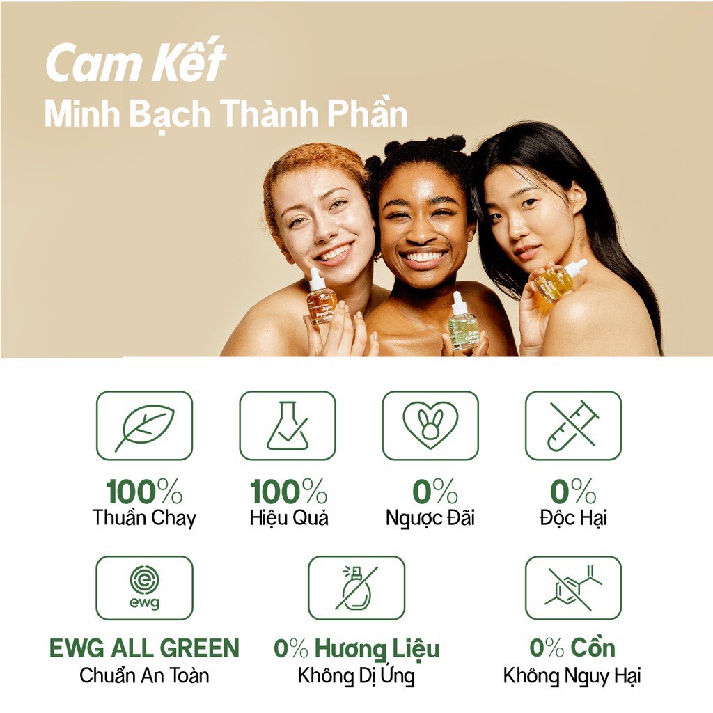 Bộ 3 sản phẩm tinh chất dưỡng da Vegick Super Serum