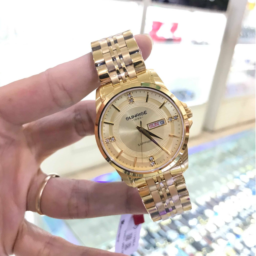 Đồng hồ Nam SUNRISE 1198SAV full hộp, thẻ chính hãng, kính sapphire chống xước chống nước tốt | BigBuy360 - bigbuy360.vn