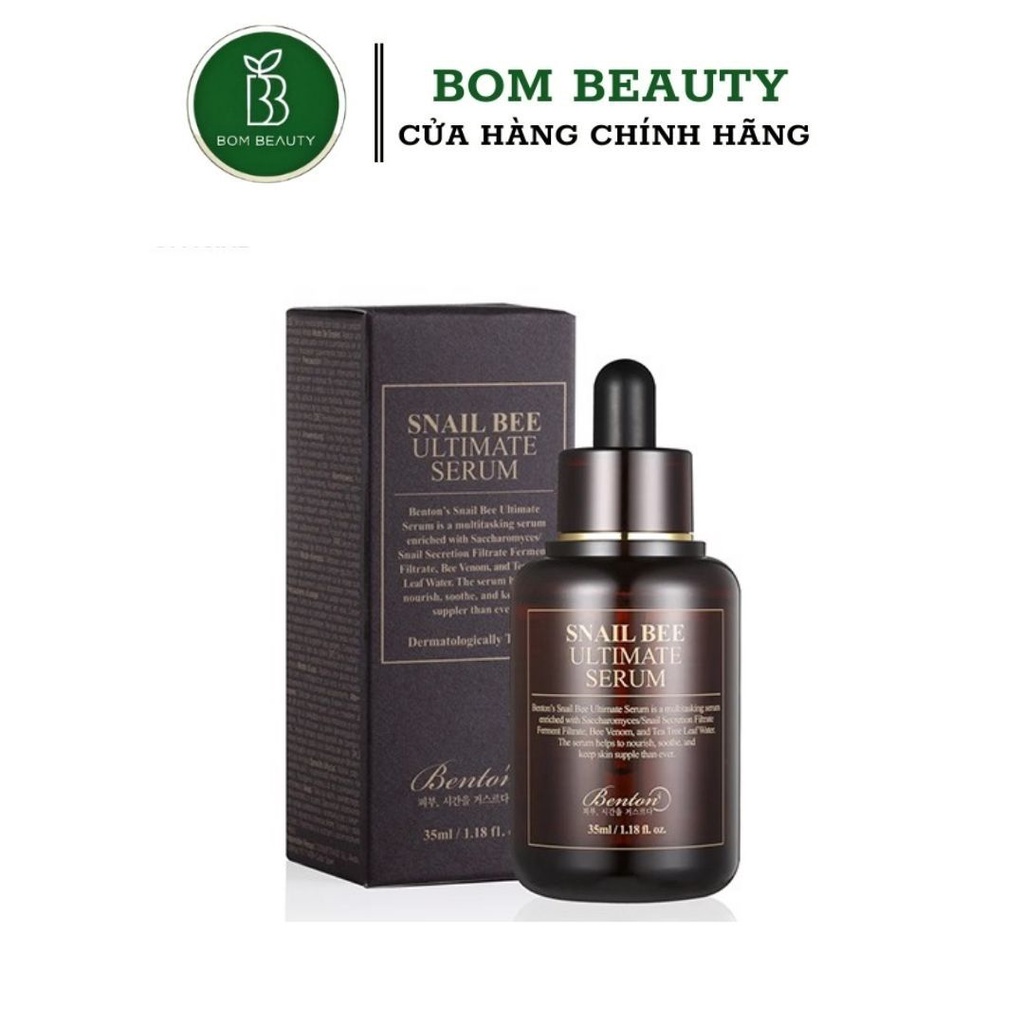 Tinh Chất phục hồi, tái tạo, Ngăn Ngừa Lão Hóa Da Benton Snail Bee Ultimate Serum