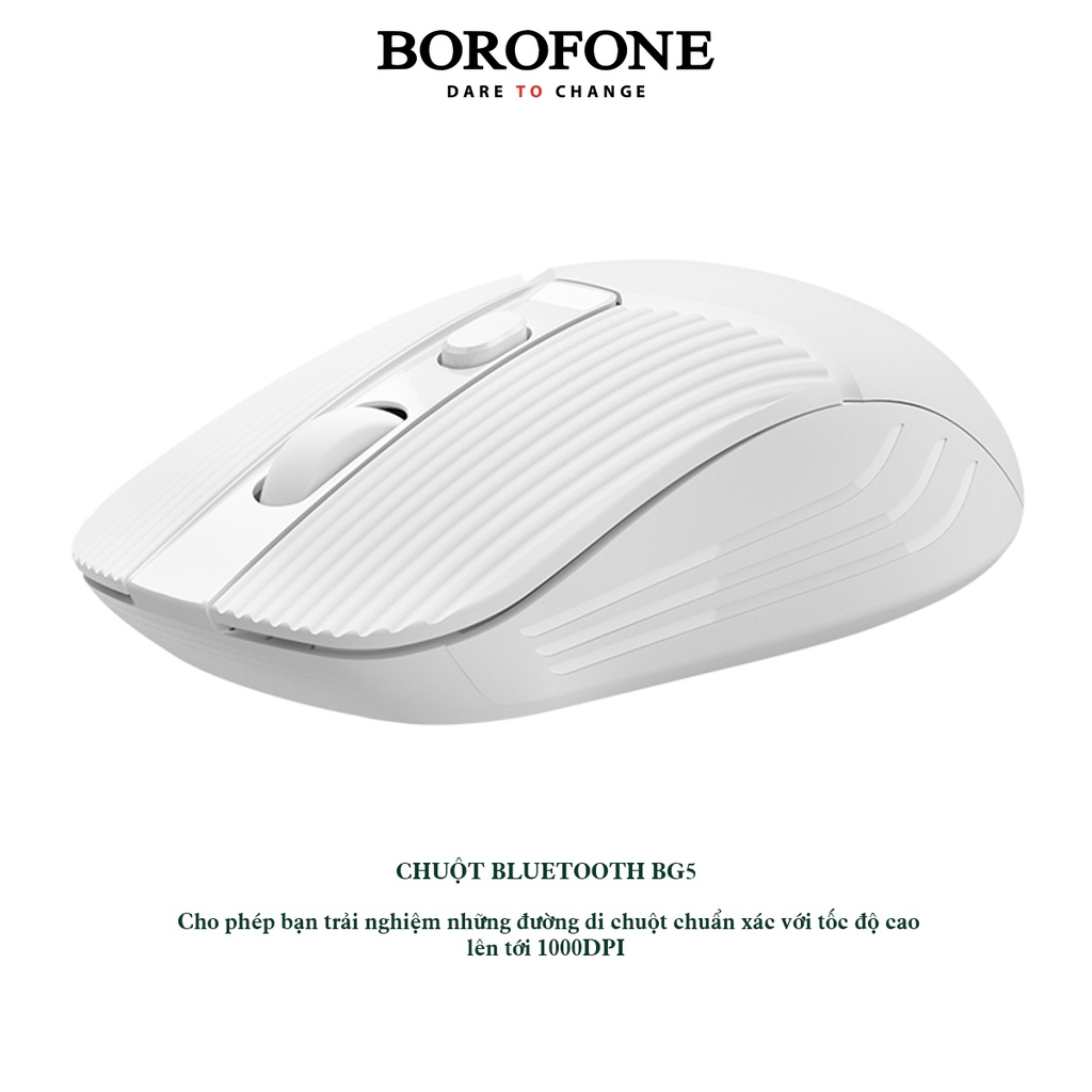 Chuột máy tính không dây bluetooth Borofone BG5 - AK Mobile