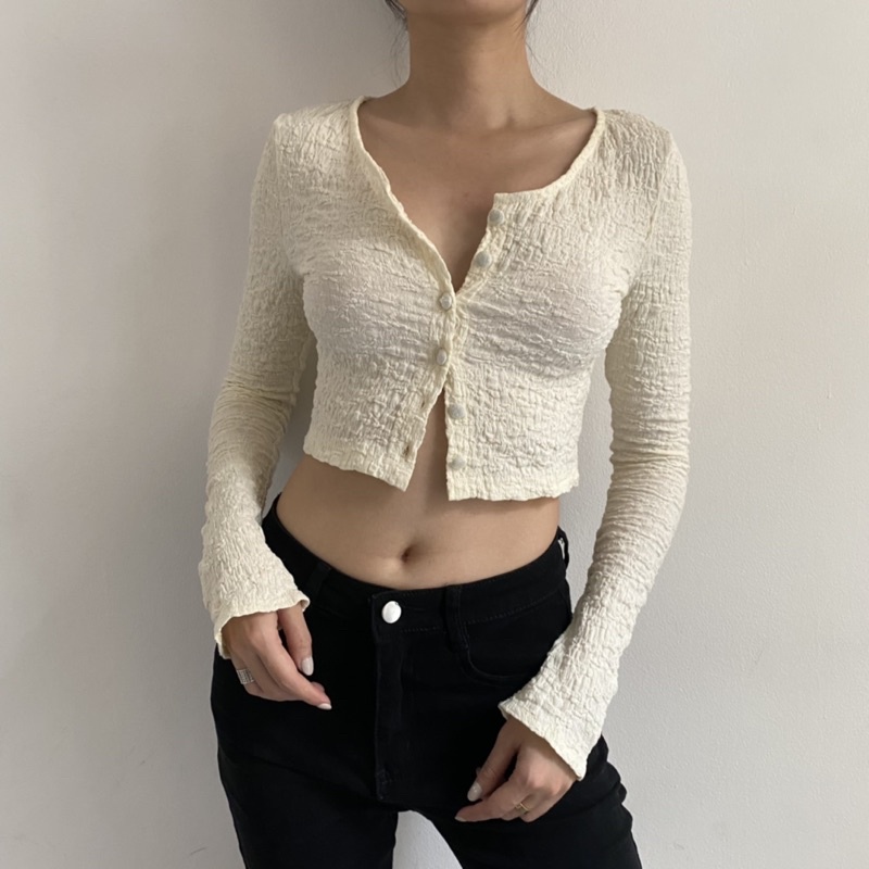 Áo tay dài Knit cardigan