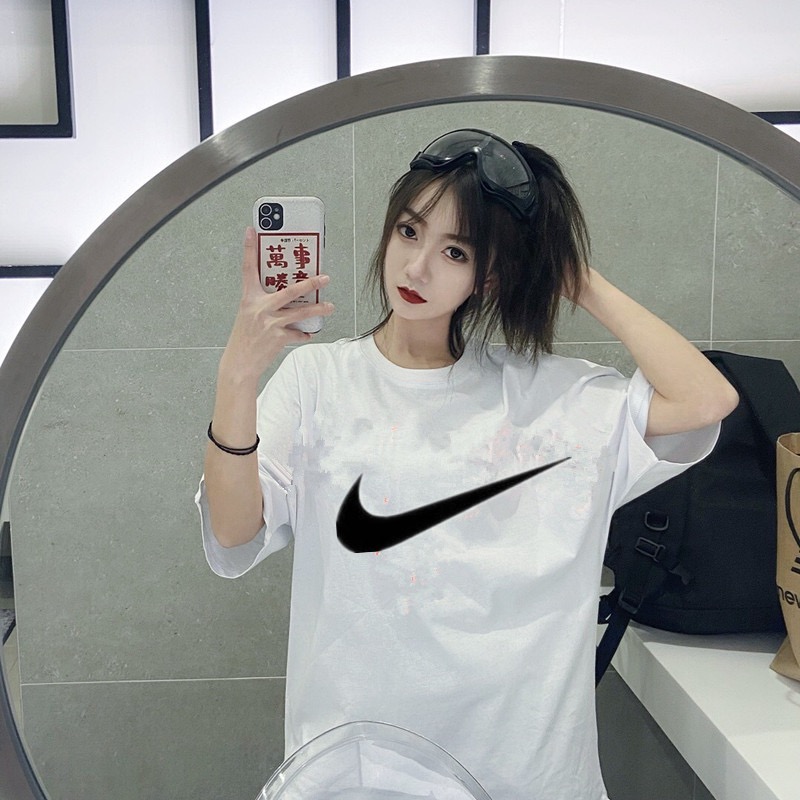 Áo thun tay ngắn in họa tiết logo Nike thời trang 2021 cao cấp trẻ trung