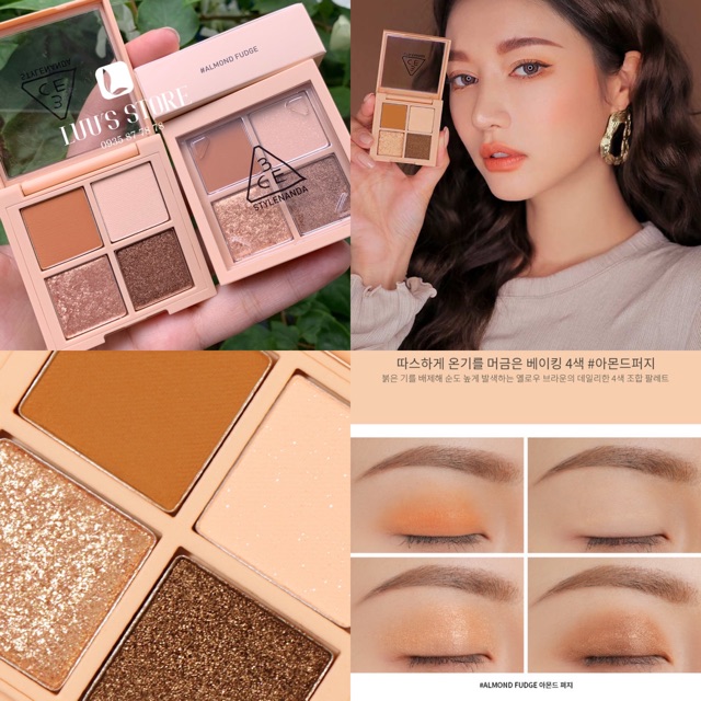 Bảng Màu Mắt 4 Ô 3CE Mini Multi Eye Color Palette