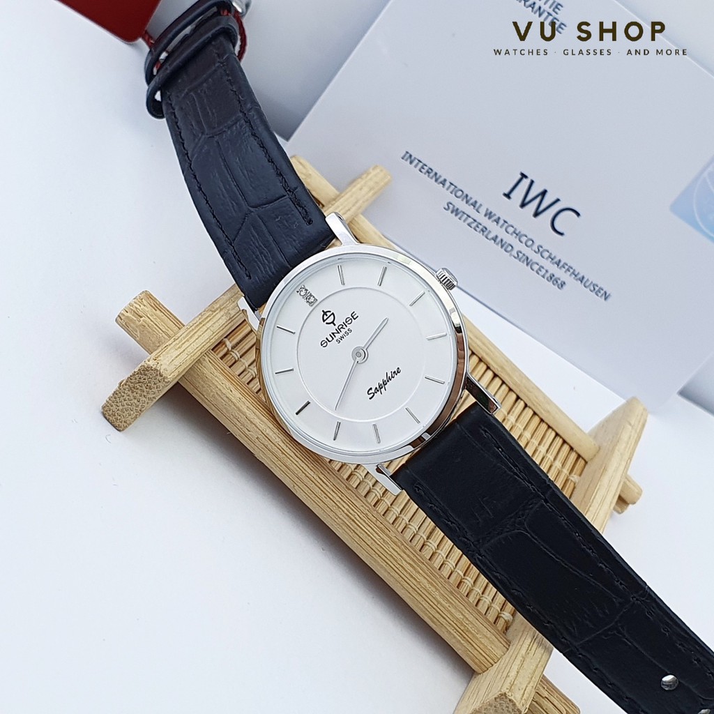 ĐỒNG HỒ ĐÔI SUNRISE DM737PWB - KÍNH SAPPHIRE
