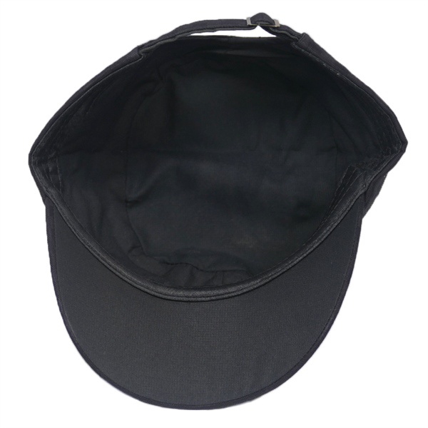 Nón kết đầu bằng có đuôi logo con báo kim loại độc đáo - Đen