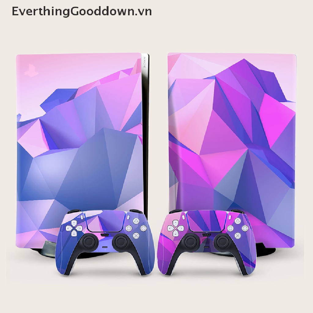 Bộ 5 Miếng Dán Vinyl Hình Hành Tinh Cho Máy Chơi Game PS5