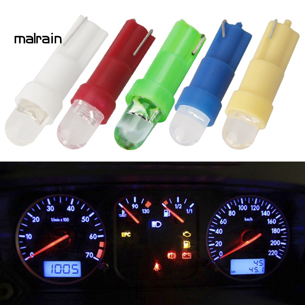 Bộ 20 Đèn Led T5 12v 1 Bóng Cho Xe Hơi