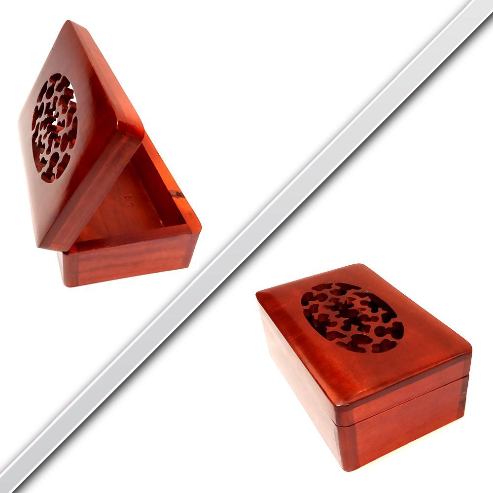 Hộp quà hình chữ nhật bằng gỗ tự nhiên, hàng thủ công cao cấp và khắc Hoa văn đẹp, sang trọng | BigBuy360 - bigbuy360.vn