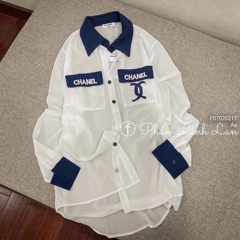 Áo sơ mi phối màu