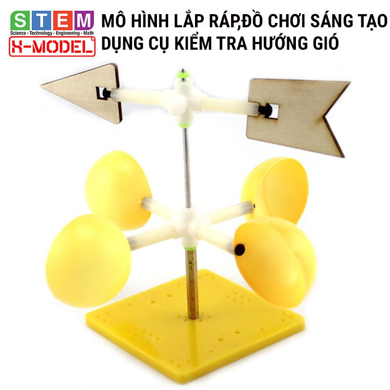 Đồ chơi thông minh ,sáng tạo STEM Bộ dụng cụ thí nghiệm kiểm tra hướng gió X-MODEL ST38 cho bé, [Giáo dục STEM, STEAM]