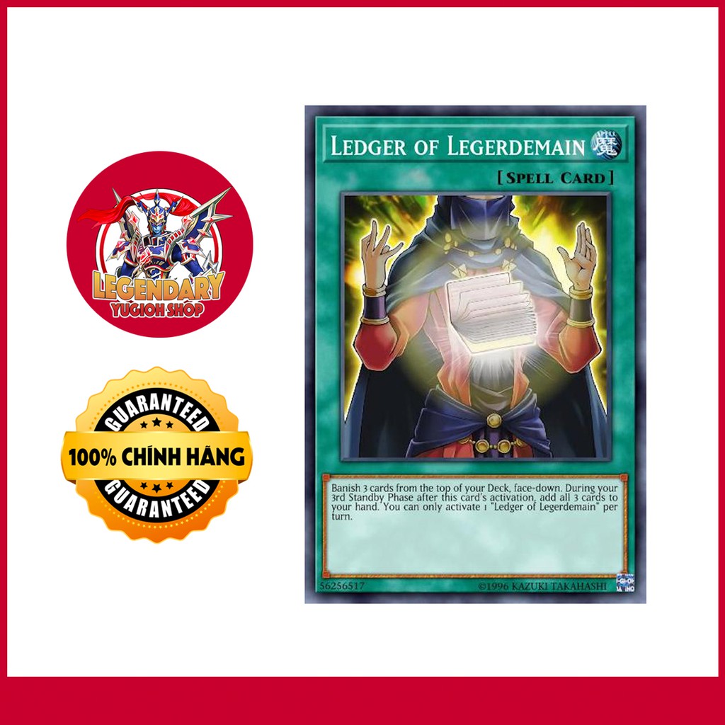 [Thẻ Bài Yugioh Chính Hãng] Ledger Of Legerdemain