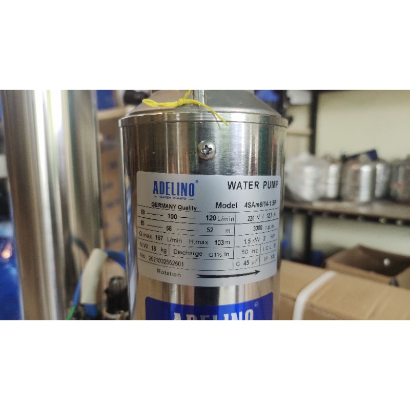 Máy bơm hỏa tiễn Adelino 2HP Bơm hỏa tiễn Đức