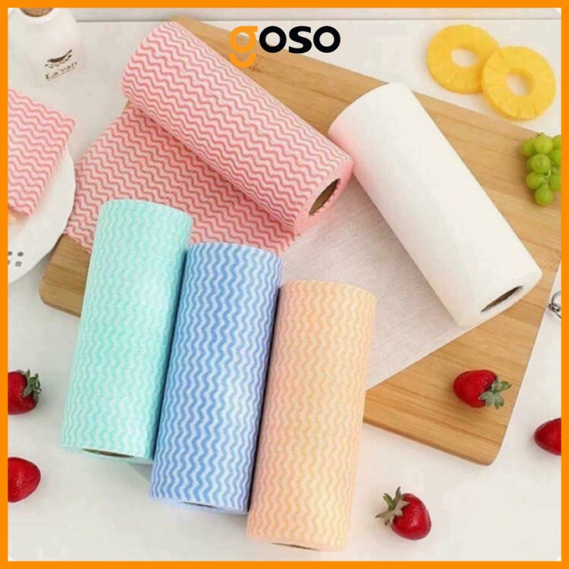 [HOT] Cuộn Khăn Giấy Đa Năng Tái Sử Dụng Tiện Lợi